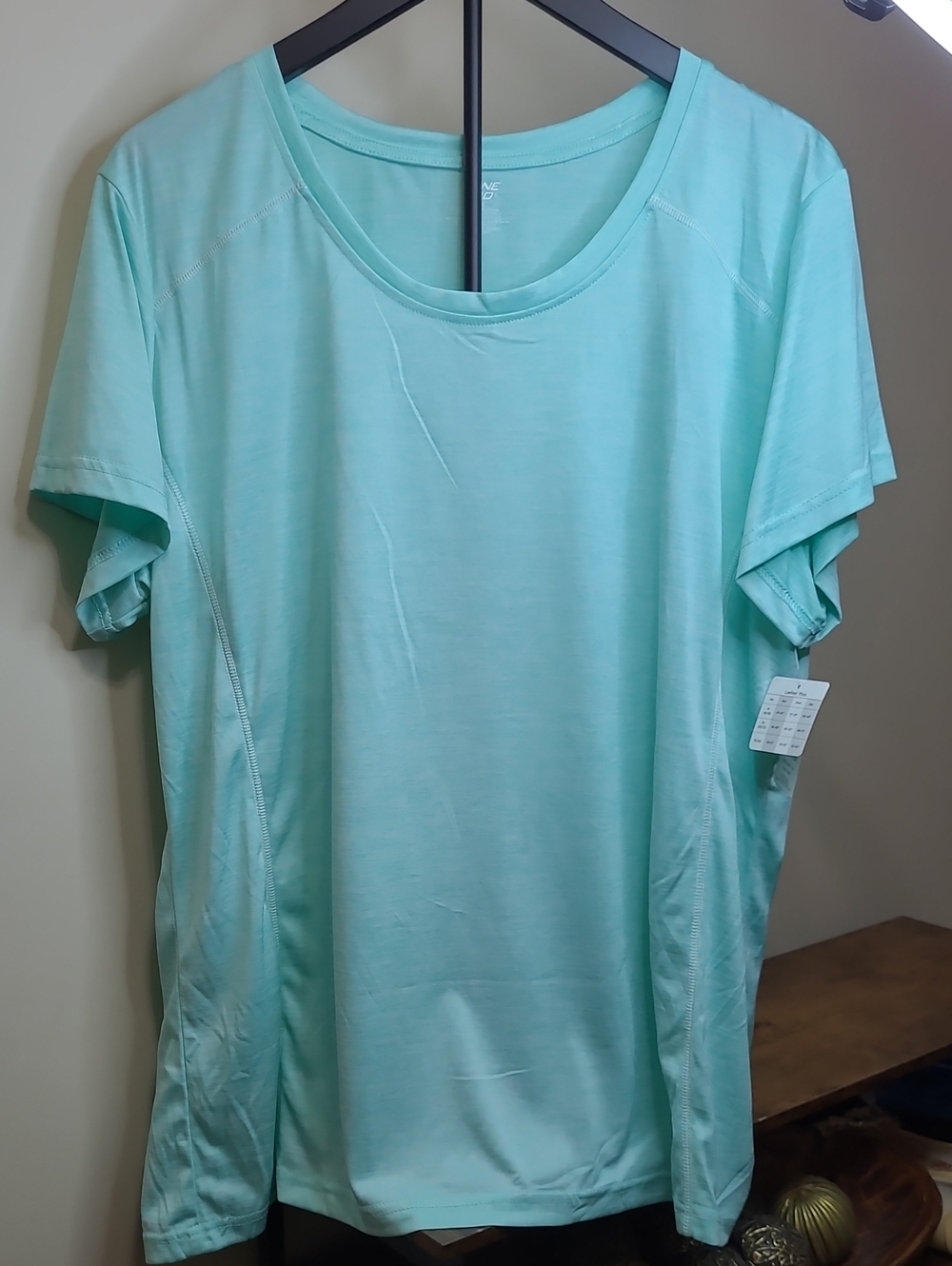 NWT Zone Pro Mint Green Short Sleeve Performance Tee Size 2X